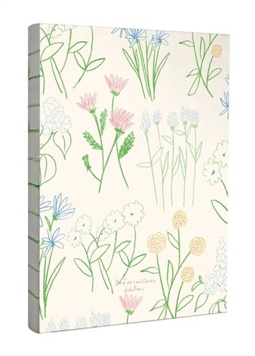 [HA-0472] Grand Cahier Fleurs Zoé De Las Cases