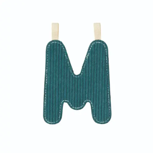 [LI-8756] Lettre M Phosphorescente Lilliputiens