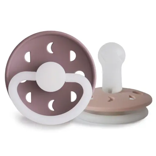 [FR-4005] Tétine Moon Night Silicone Twilight mauve T1 Frigg