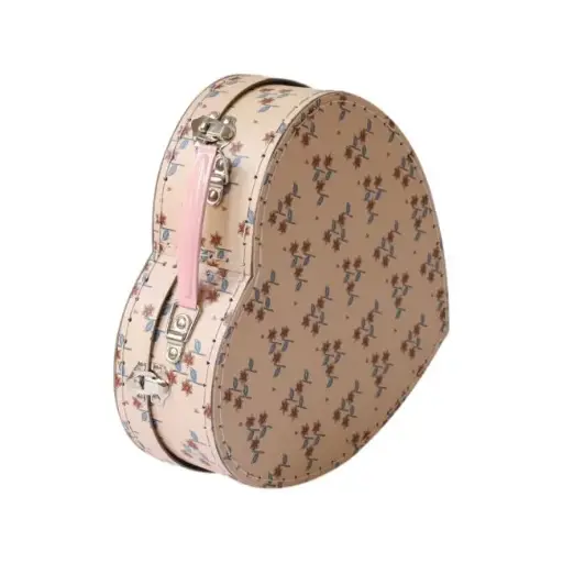 [PE-8357] Valisette cœur et fleurs