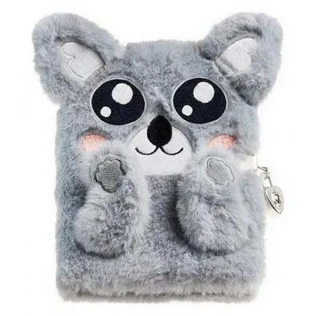 [AP-4947] Journal intime Fourrure Chien gris