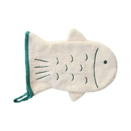[PE-6620] Gant de toilette poisson