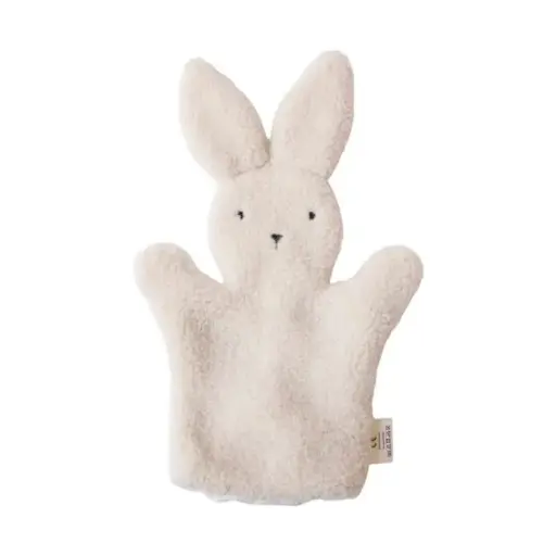 [PE-5066] Marionnette peluche lapin bouclette