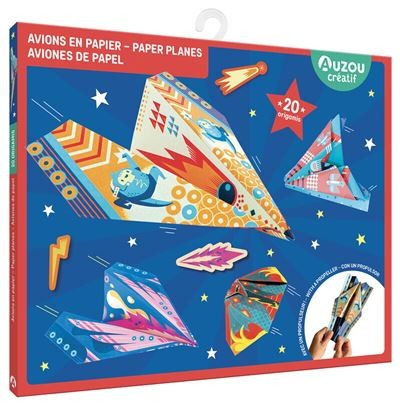 [AU-8334] Avions en papier 20 origamis