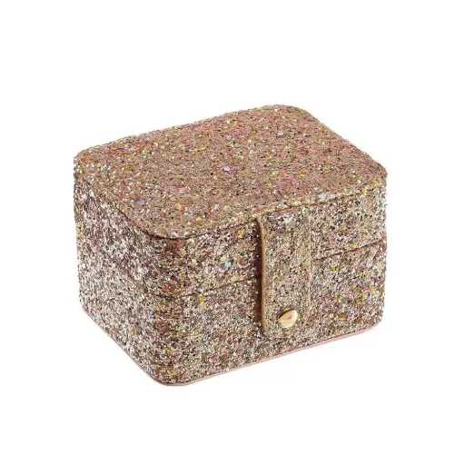 [RO-12I89] Confetti Glitter Gold Jewellery Box Rockahula