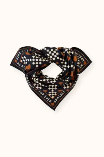 [AP-6637] Small Foulard Manika Amor Météorite