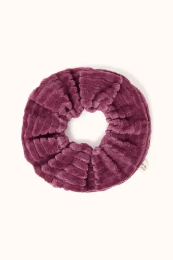 [AP-1945] Chouchou Manju Velours Côtelé Cherry