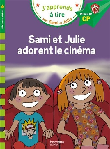 [HA-9397] J'apprends à lire avec Sami et Julie Cp Niv.2: Sami et Julie adorent le cinéma 
