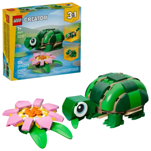 [LE-3203] La tortue et la fleur de nénuphar Lego Creator