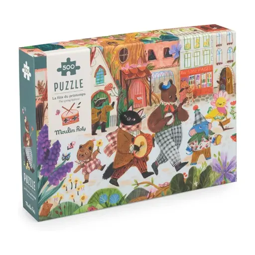 [MO-4413] Puzzle la fête du Printemps 500 pcs Les Minouchkas