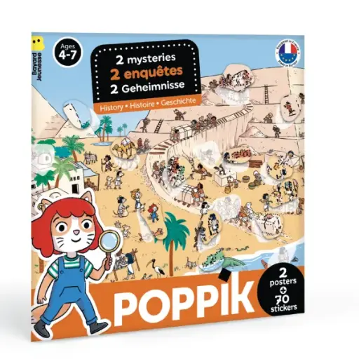 [BA-0173] Agata History - Poster & Stickers 2 enquêtes 