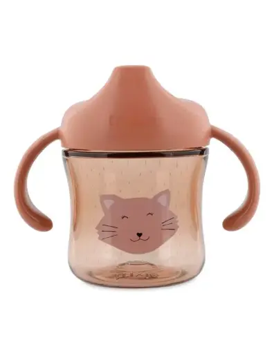 [TR-7480] Tasse d'apprentissage avec poignées Mrs Cat