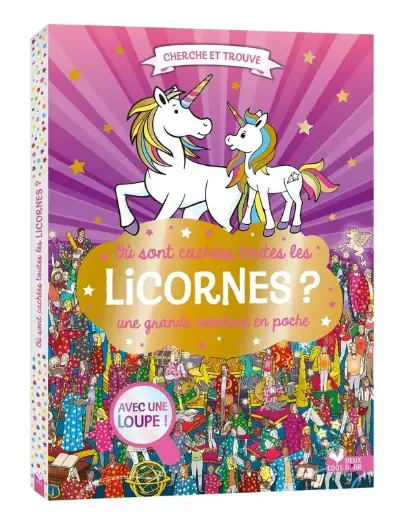 [DE-5542] Cherche et trouve : Où sont cachées toutes les licornes ? Une grande aventure en poche