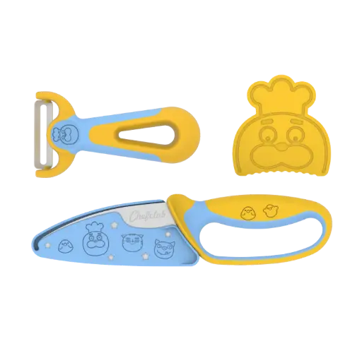 [CH-1568] Kit de découpe Chef Club couteau et éplucheur