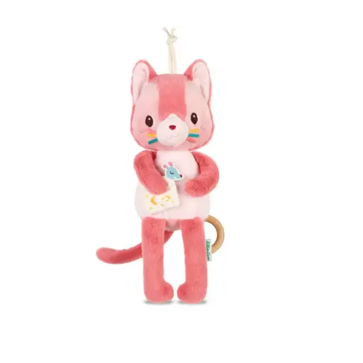 [LI-6196] Peluche musicale phosphorescente Jeanne le chat