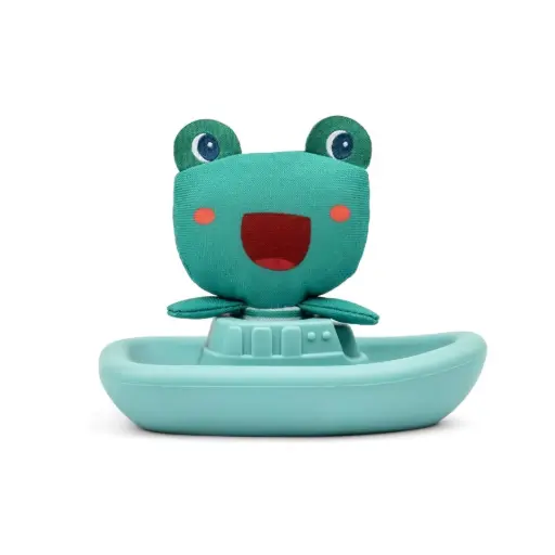 [LI-6868] James la grenouille et son bateau flottant 