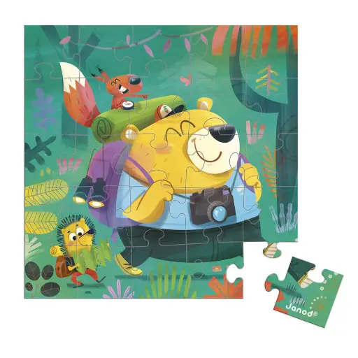 [JA-4308] Carte Puzzle Randonnée 