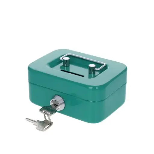 [PE-6131] Tirelire en métal verte