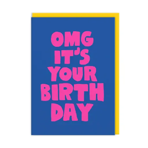 [OH-8319] OMG It's Your Birthday Card 