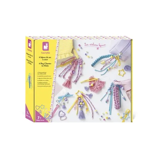 [JA-2109] Kit Créatif - 6 Bijoux de Sacs à Créer