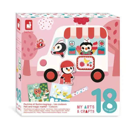 [JA-2123] Coffret Créatif Feutrine et Feutre Magique - 18 mois