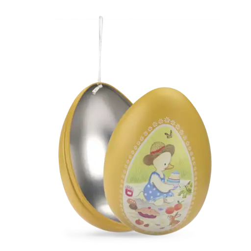 [MO-3083] Grand Oeuf Métal Jaune (13,5x19cm)