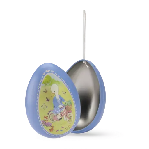 [MO-3069] Petit Oeuf Métal Bleu (9,5x14cm)