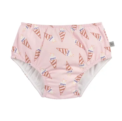 [LA-4605] Maillot de bain couche bébé Glace Rose 62-68 (3-6 mois)