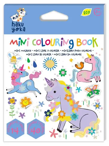 [AV-1771] Mini Livre De Coloriage - Licorne