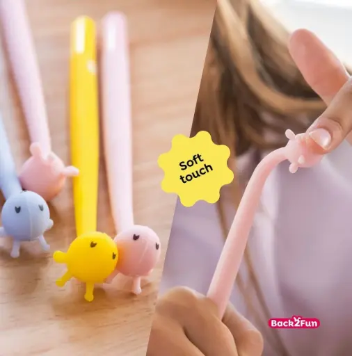 [AP-9259] Stylo Bille Girafe Jaune