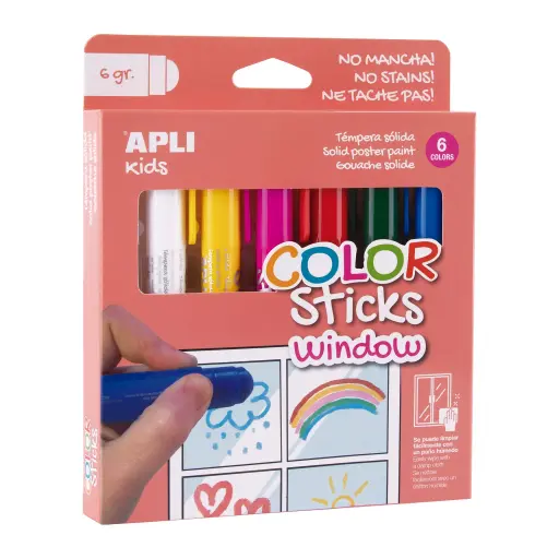 [AP-3630] Color sticks pour fenêtre 6 pcs